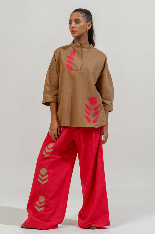 2 PIECE BLOCK PRINTED SUIT