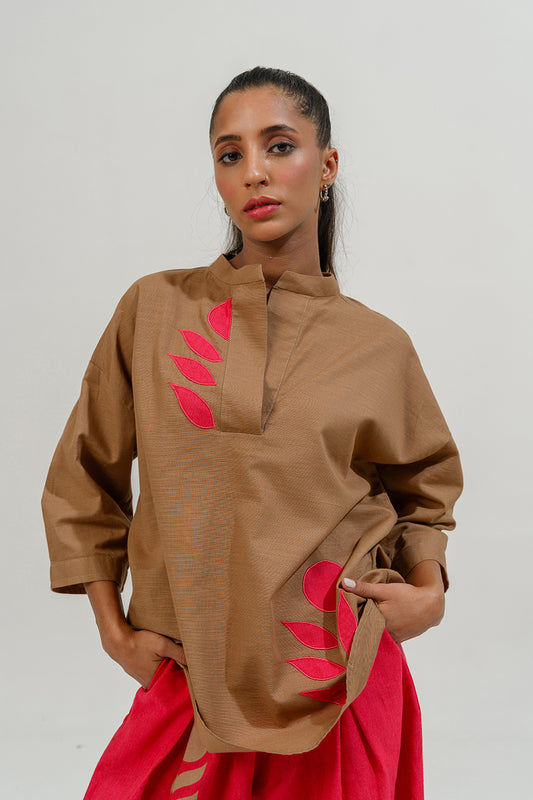 2 PIECE BLOCK PRINTED SUIT