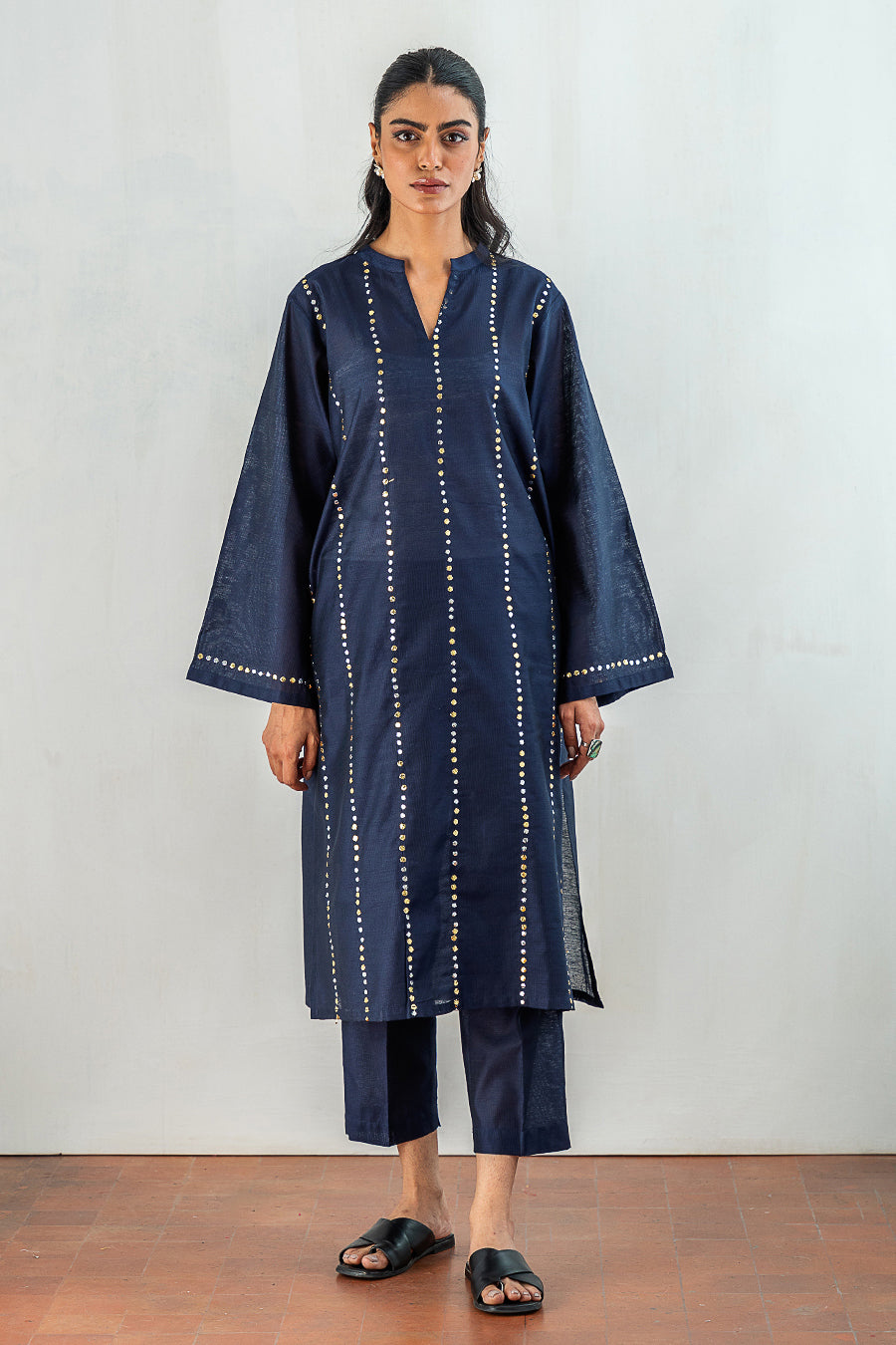 2 PIECE EMBROIDERED SUIT