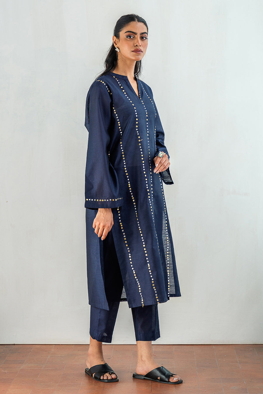 2 PIECE EMBROIDERED SUIT