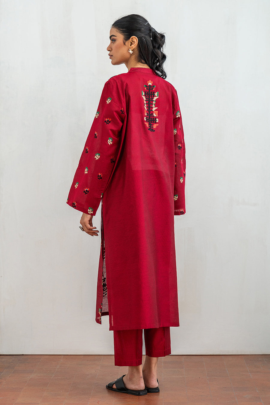 2 PIECE EMBROIDERED SUIT
