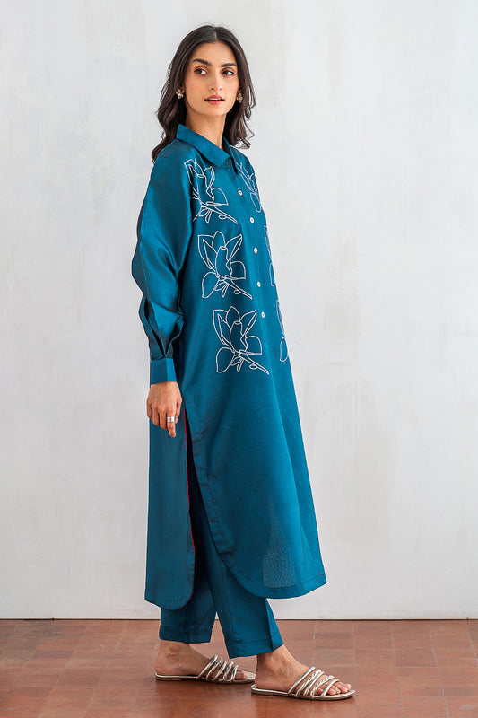 2 PIECE EMBROIDERED SUIT
