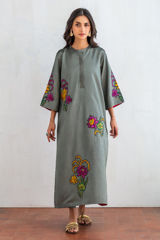 2 PIECE EMBROIDERED SUIT - LUXURY PRET