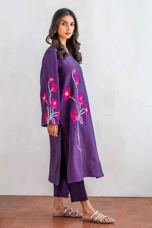 2 PIECE EMBROIDERED SUIT
