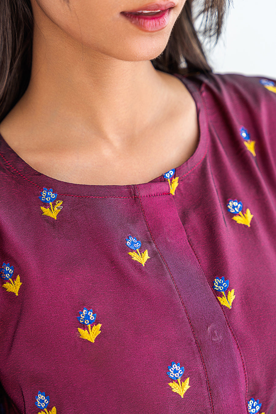 2 PIECE EMBROIDERED SUIT