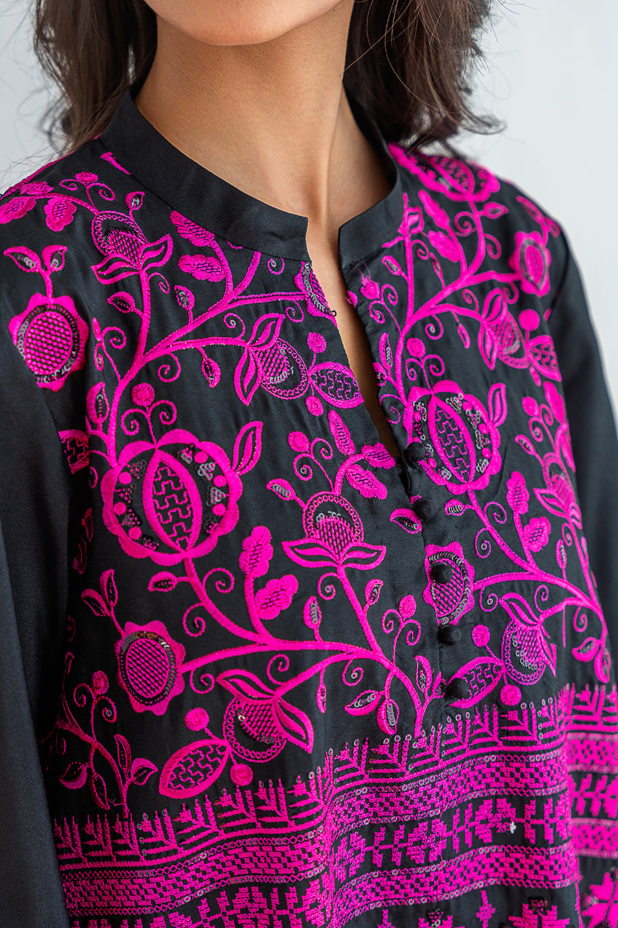 2 PIECE EMBROIDERED SUIT