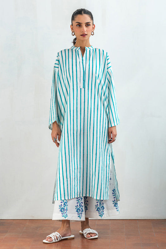 2 PIECE BLOCK PRINTED SUIT