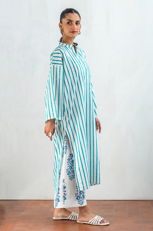 2 PIECE BLOCK PRINTED SUIT