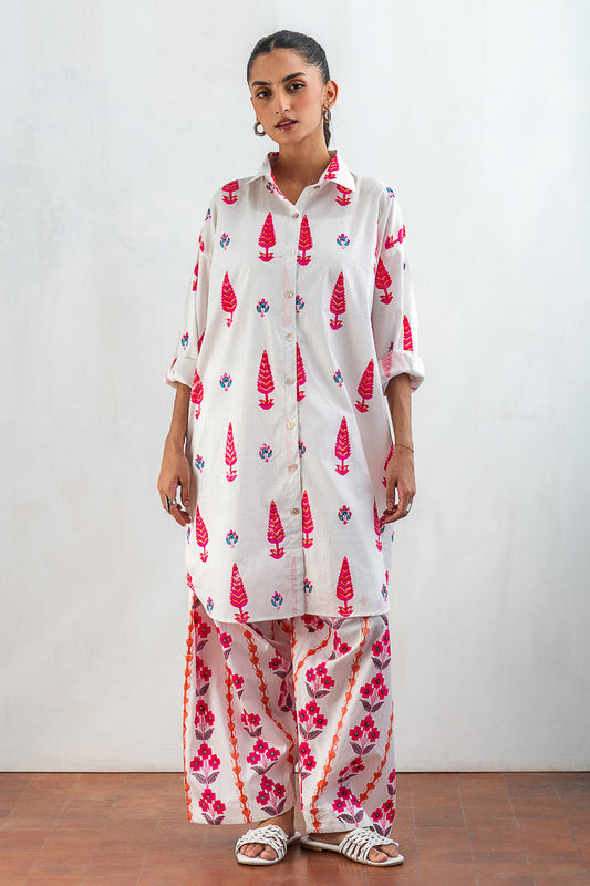 2 PIECE BLOCK PRINTED SUIT