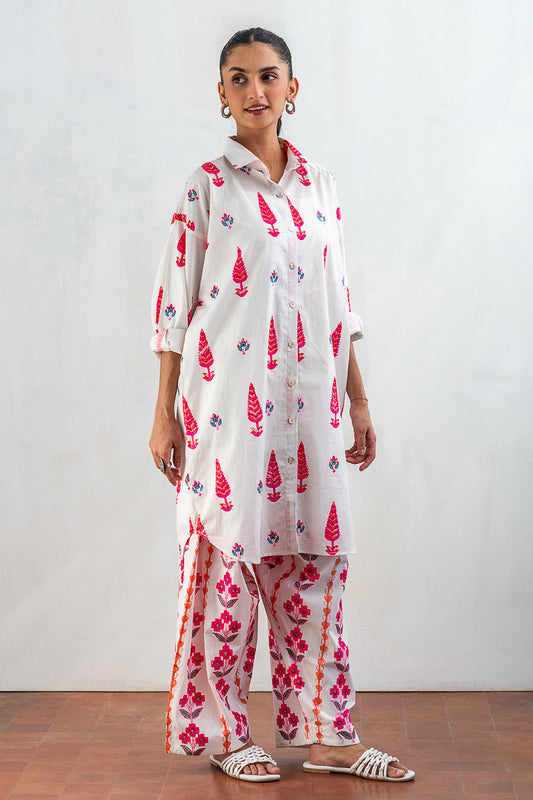 2 PIECE BLOCK PRINTED SUIT