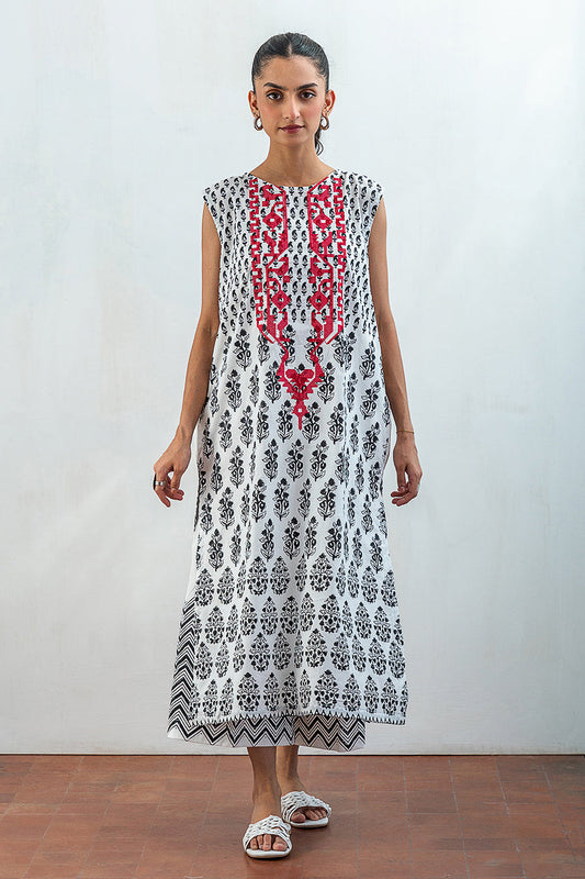2 PIECE BLOCK PRINTED SUIT
