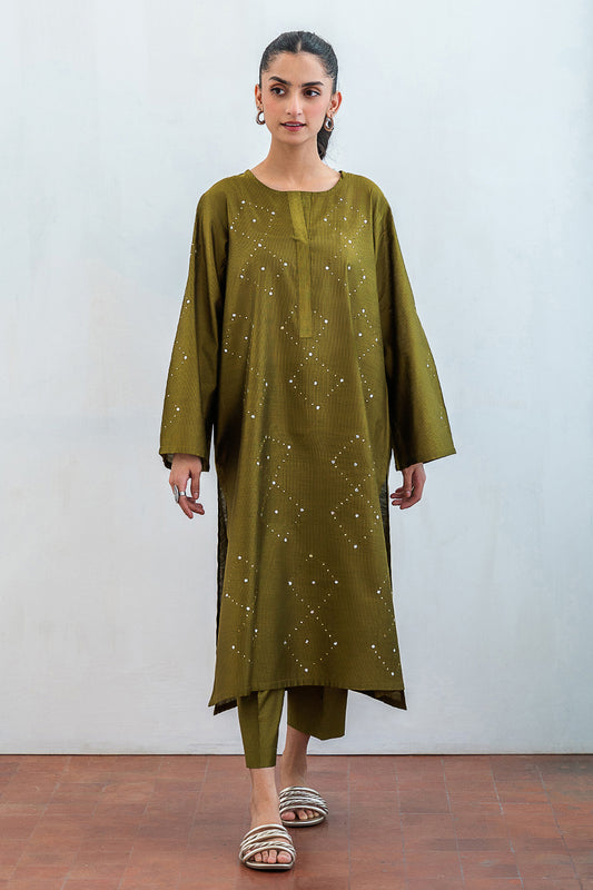 2 PIECE EMBROIDERED SUIT