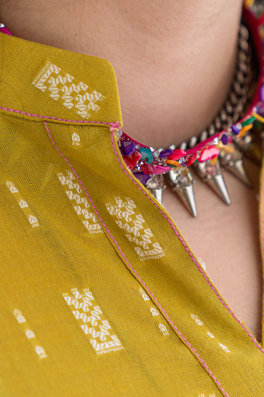 PRINTED JACQUARD SHIRT