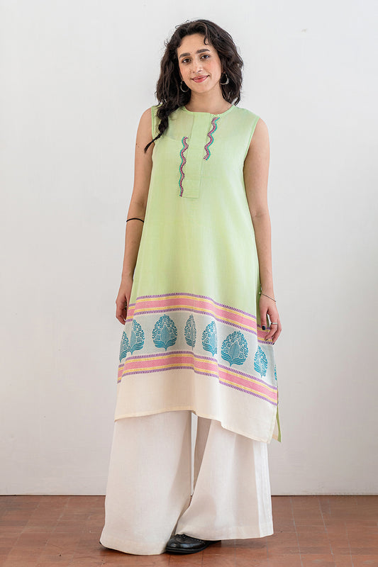 EMBROIDERED LAWN SUIT