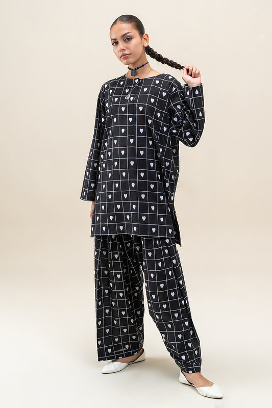 2 PIECE CRICKLED LAWN SUIT