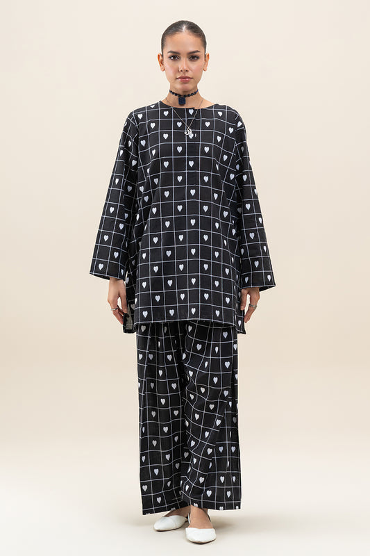 2 PIECE CRICKLED LAWN SUIT