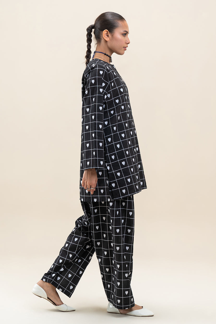 2 PIECE CRICKLED LAWN SUIT