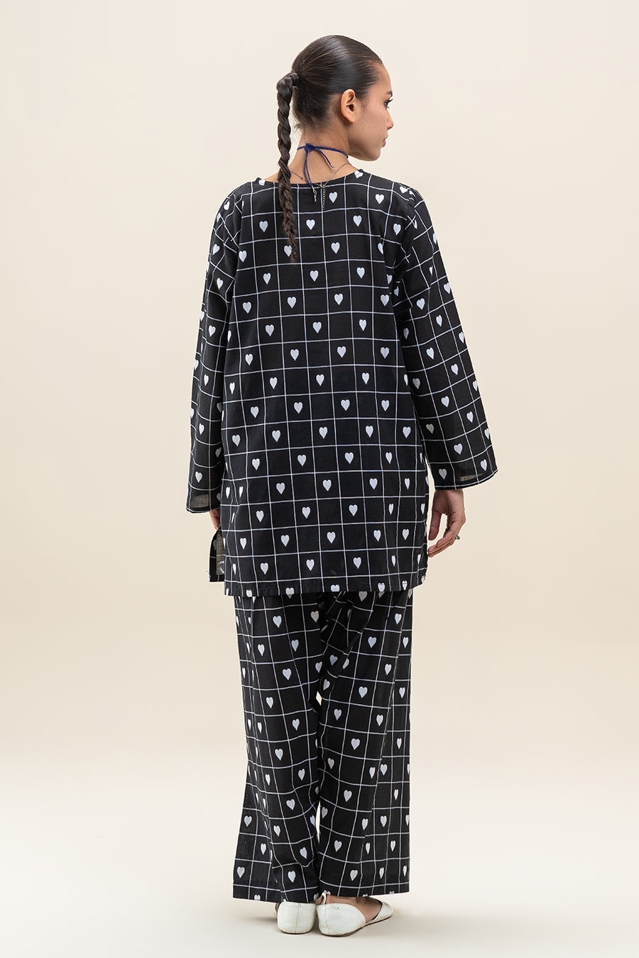 2 PIECE CRICKLED LAWN SUIT