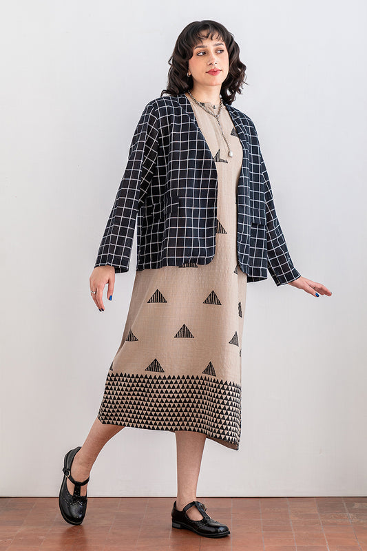 BLOCK PRINTED DRESS