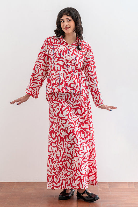 SHIRT & SKIRT SET
