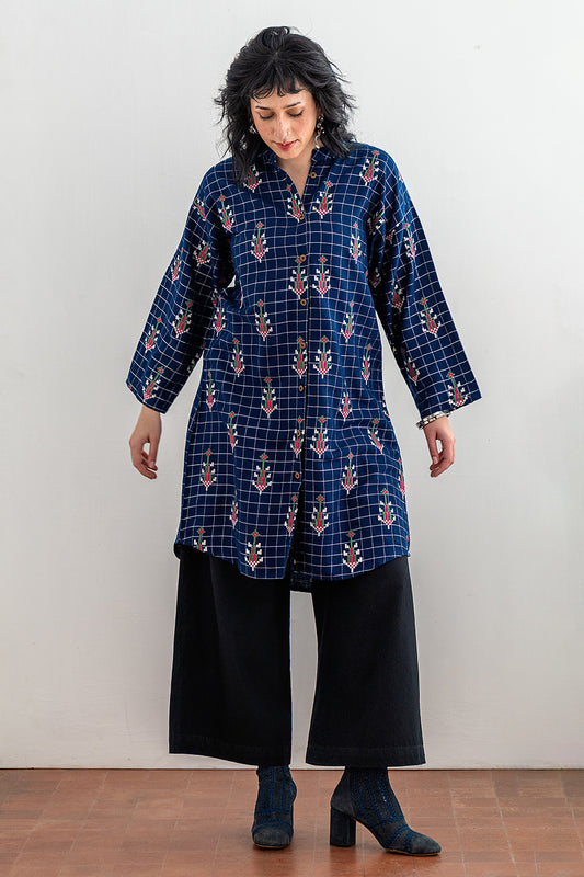 TEXTURED COTTON SHIRT