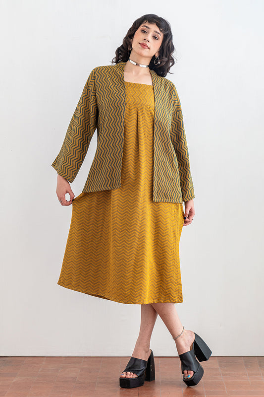 JACQUARD SHIRT & DRESS