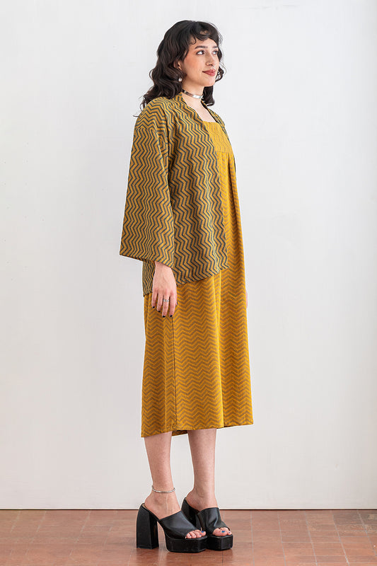 JACQUARD SHIRT & DRESS