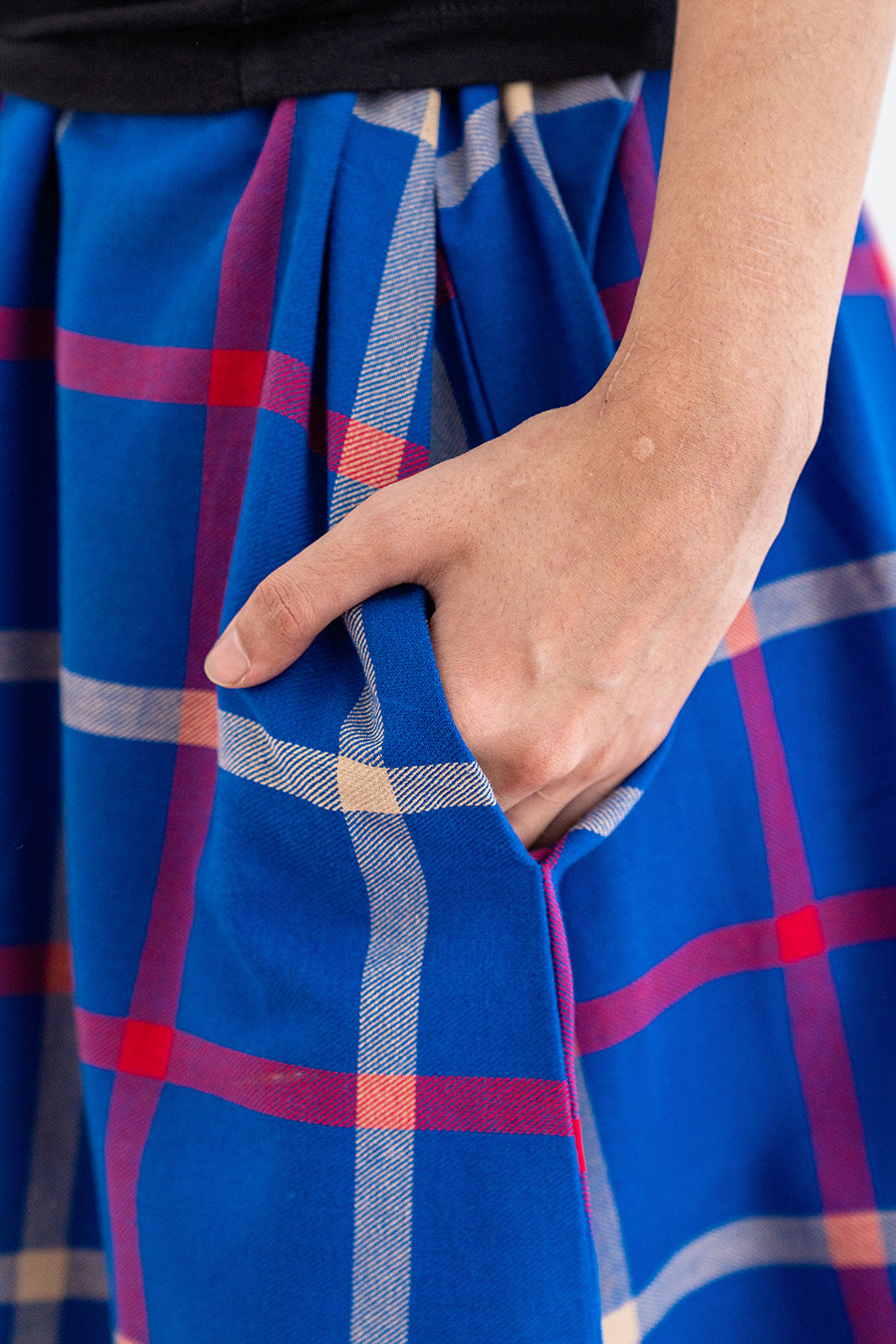 CHECKERED SKIRT