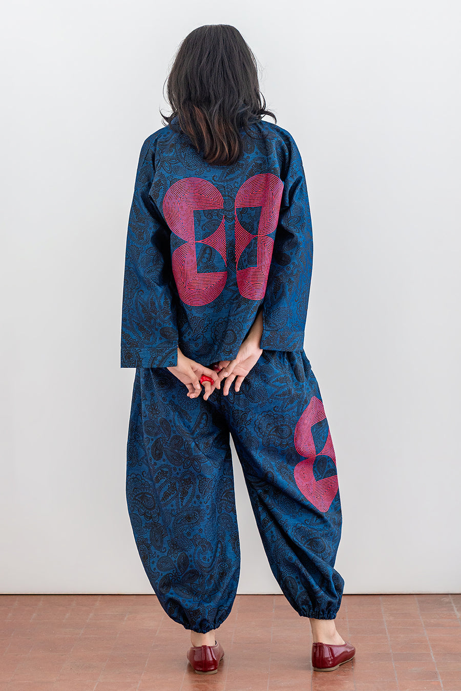 PRINTED BALLOON PANTS