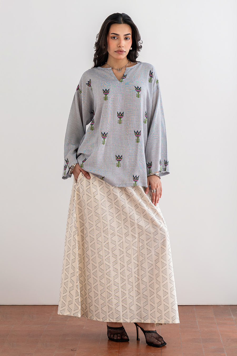 SHIRT & SKIRT SET