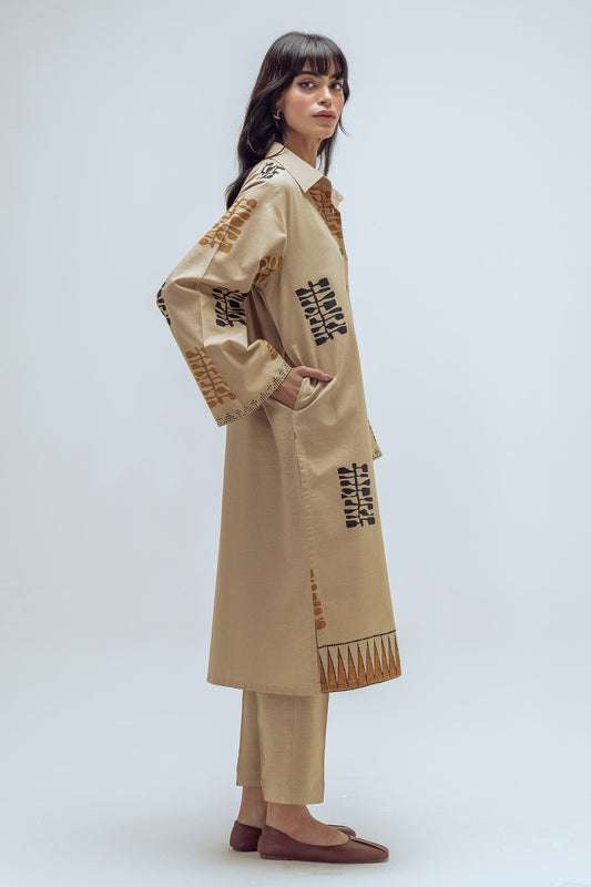 2 PIECE BLOCK PRINTED SUIT