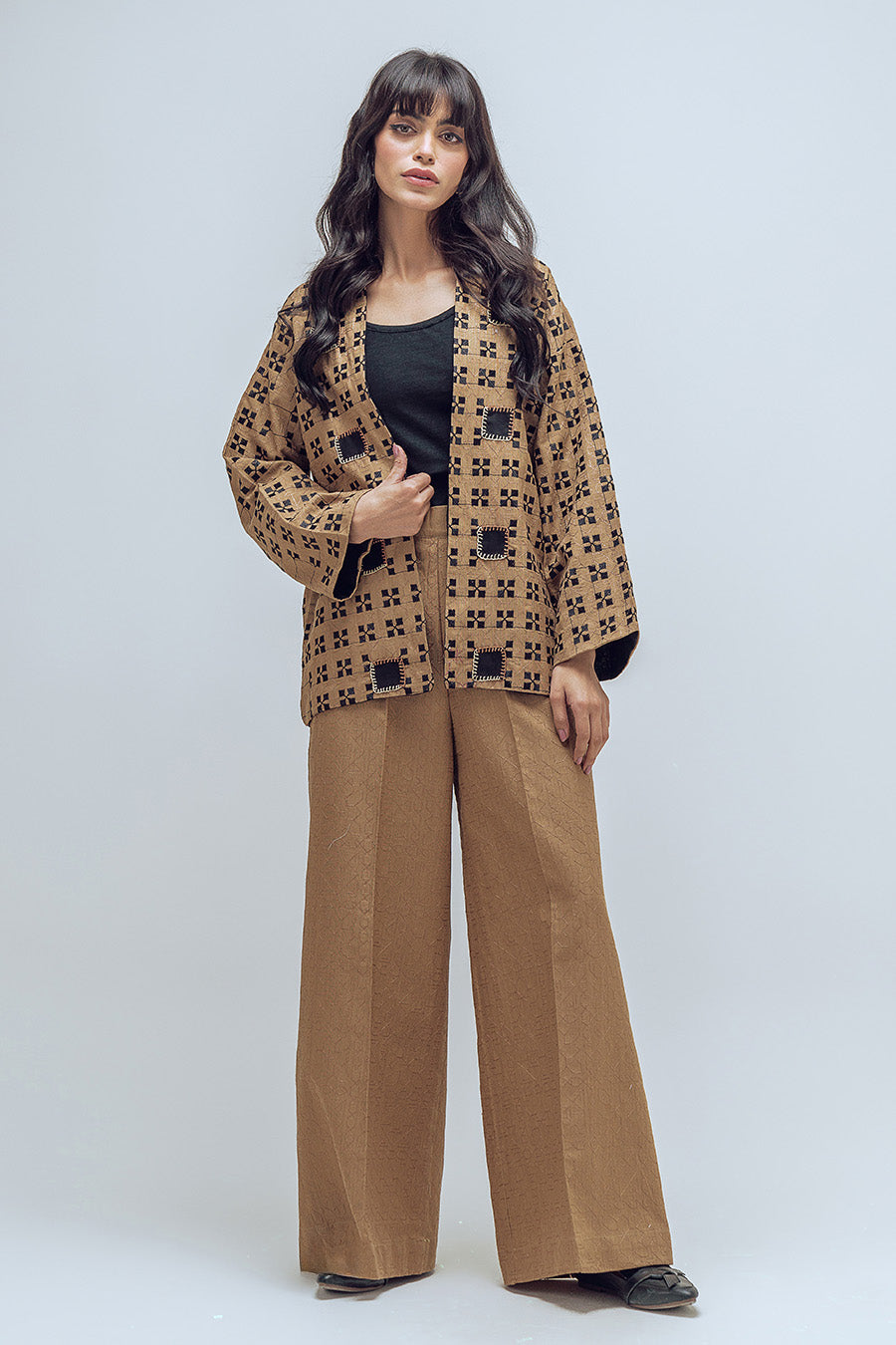 2 PIECE EMBROIDERED SUIT
