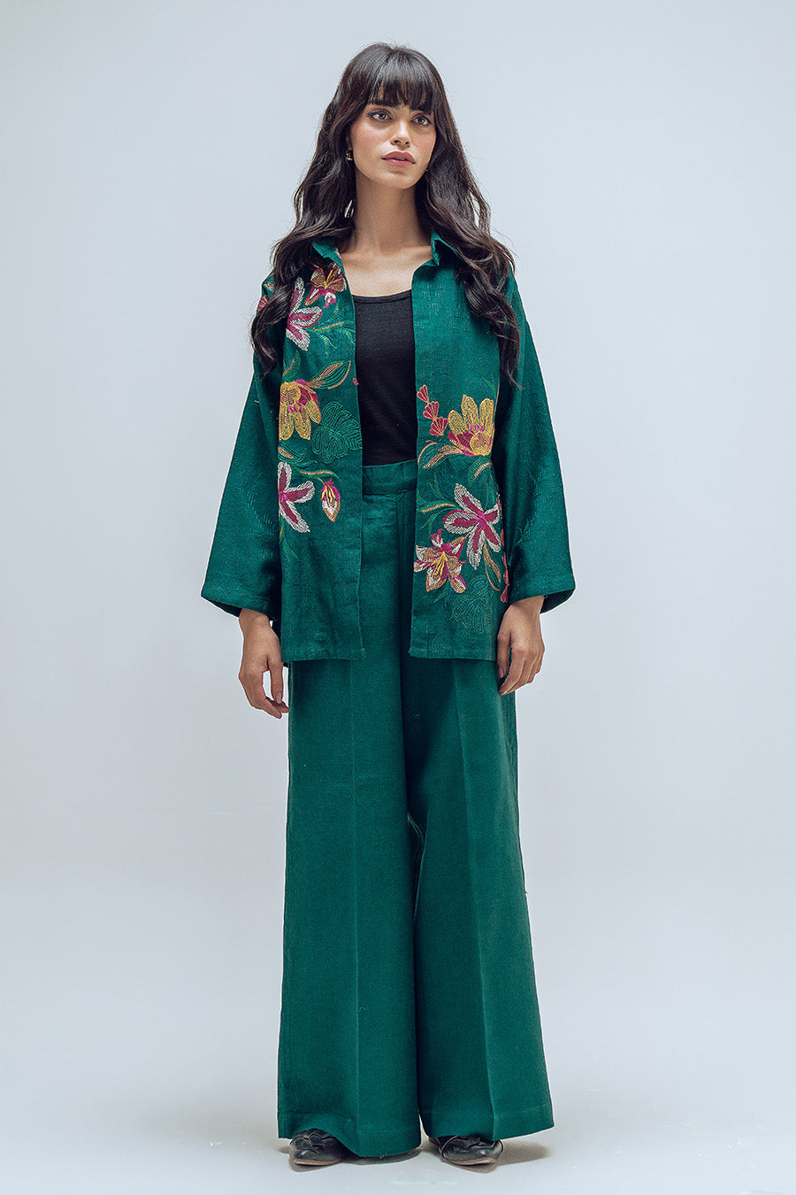 2 PIECE EMBROIDERED SUIT