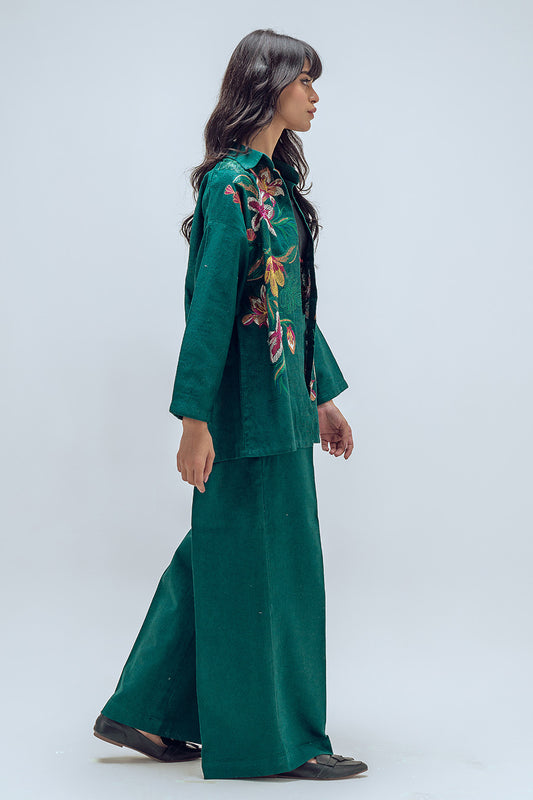 2 PIECE EMBROIDERED SUIT