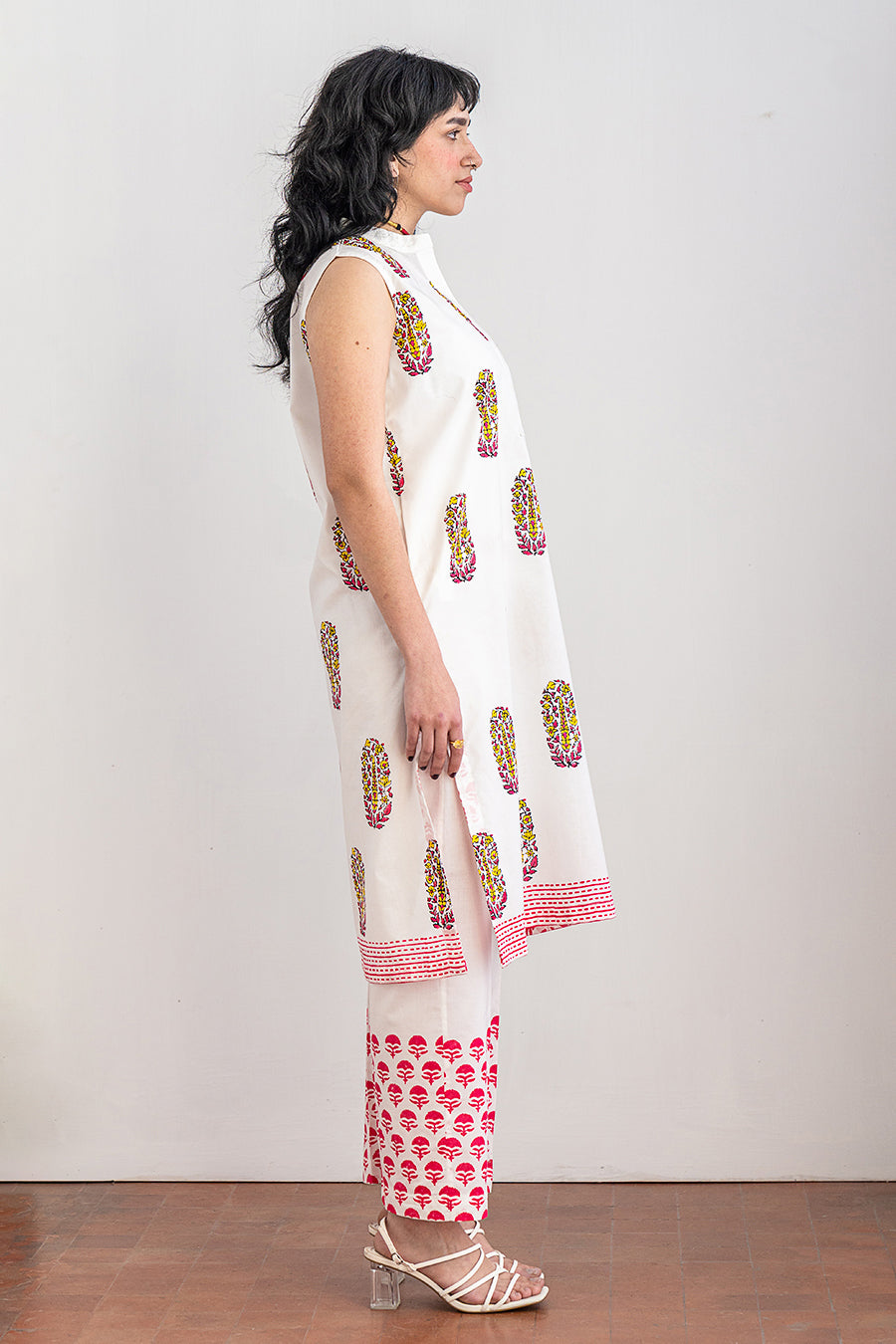 2 PIECE BLOCK PRINTED SUIT