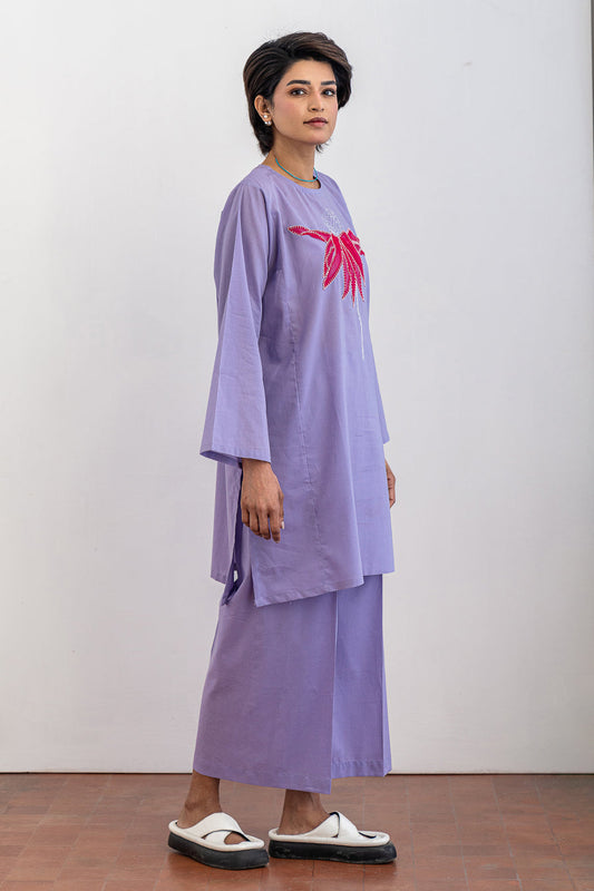 2 PIECE EMBROIDERED SUIT