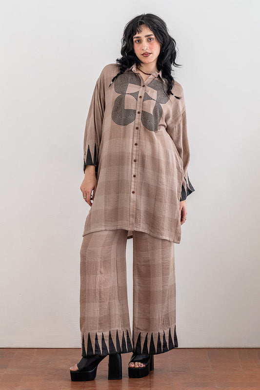 2 PIECE SCREEN PRINTED SUIT