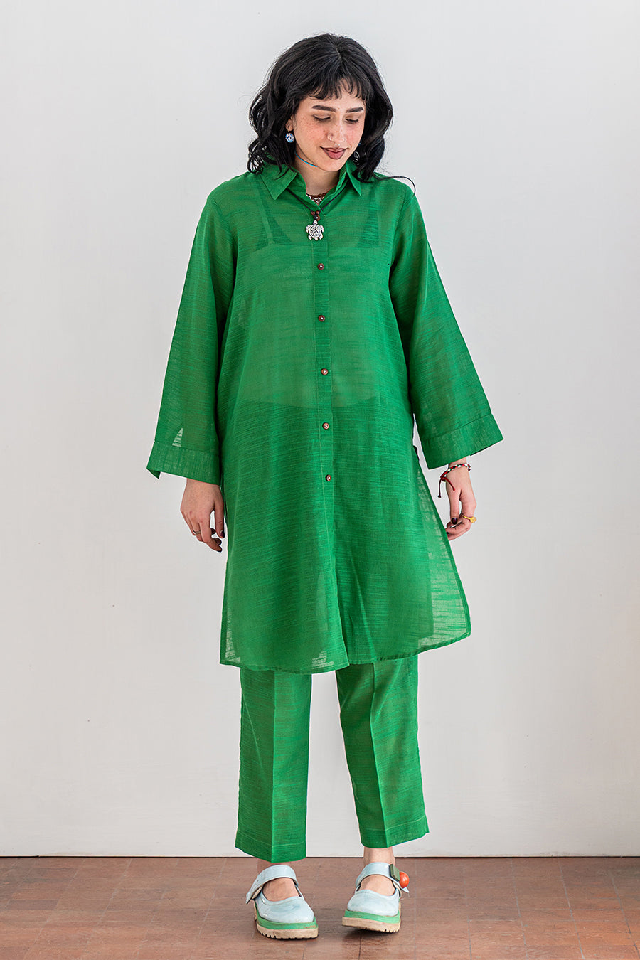2 PIECE SCREEN PRINTED SUIT