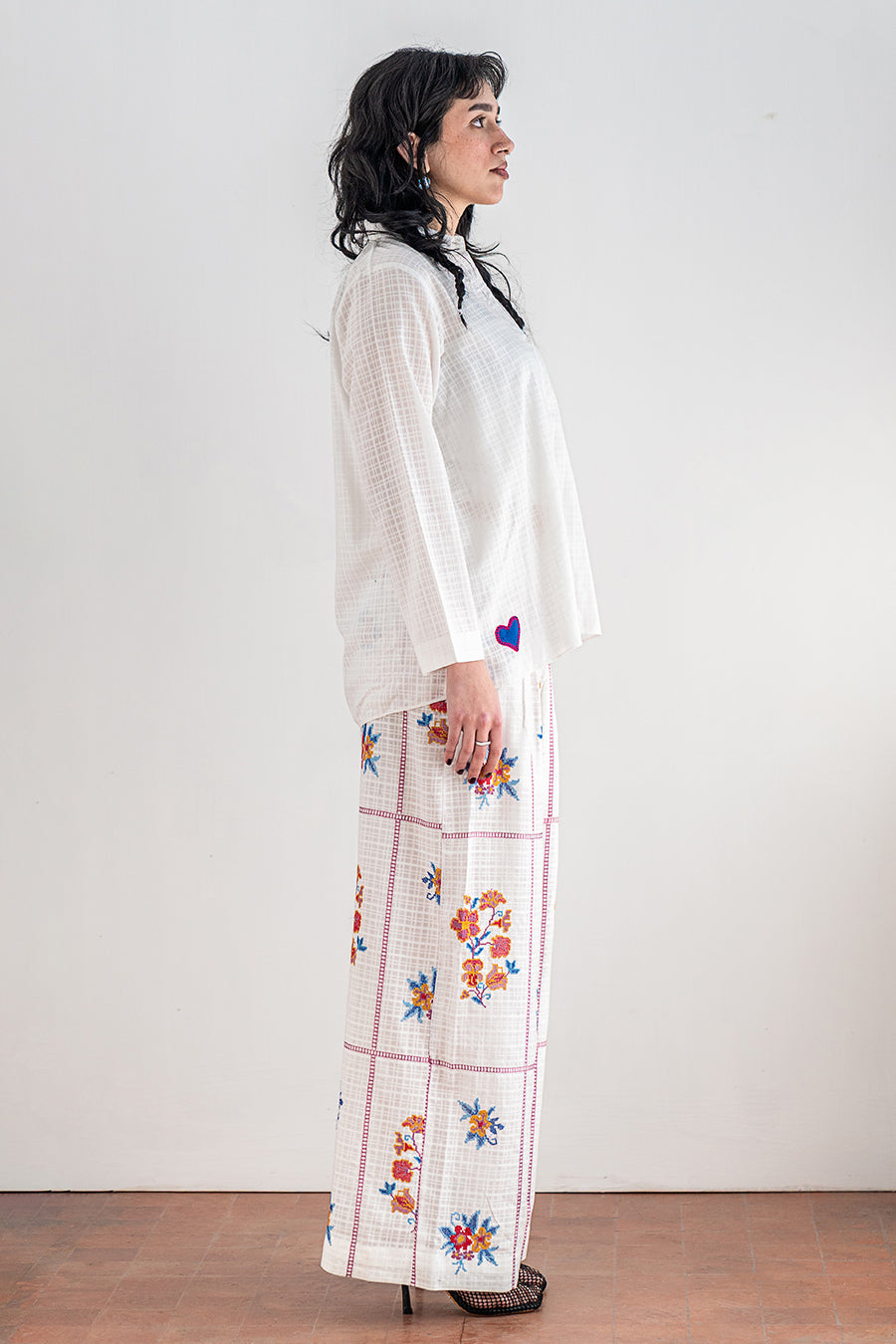 2 PIECE EMBROIDERED SUIT