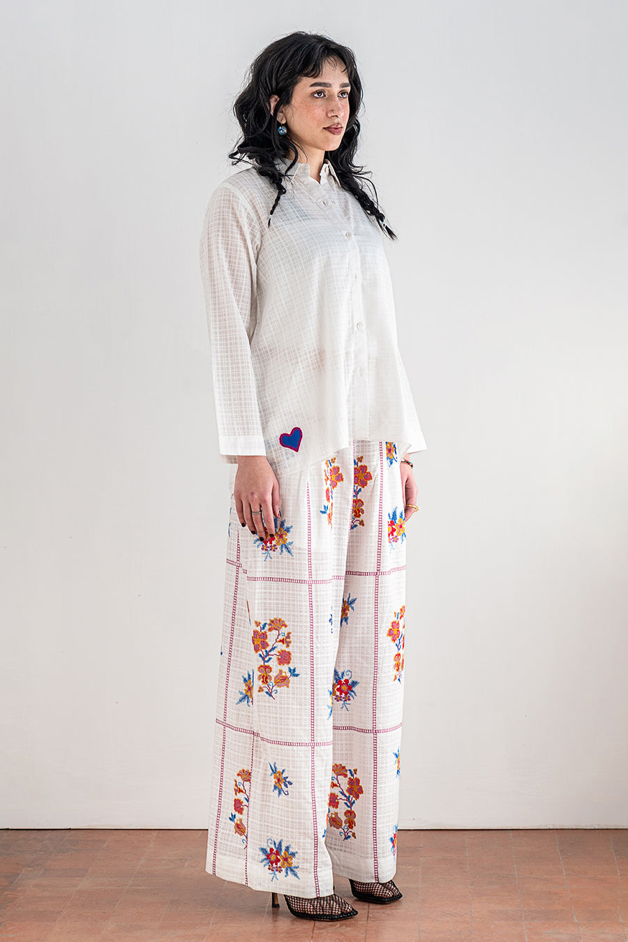 2 PIECE EMBROIDERED SUIT