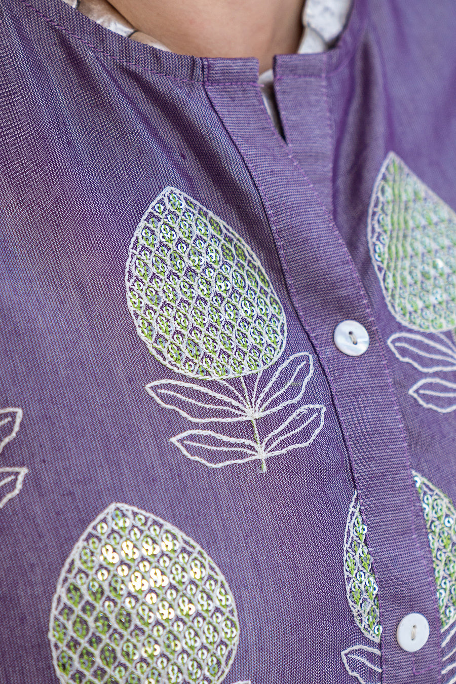 2 PIECE EMBROIDERED SUIT - LUXURY PRET