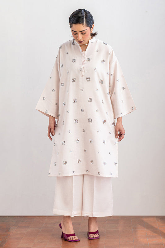 2 PIECE EMBROIDERED SUIT - LUXURY PRET