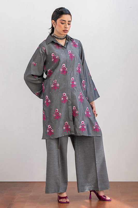 2 PIECE EMBROIDERED SUIT - LUXURY PRET