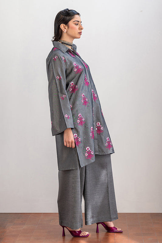 2 PIECE EMBROIDERED SUIT - LUXURY PRET