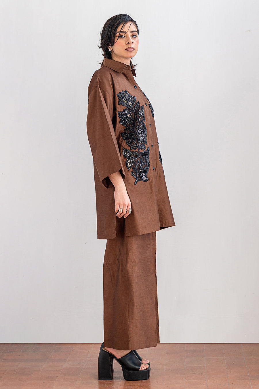 2 PIECE EMBROIDERED SUIT - LUXURY PRET