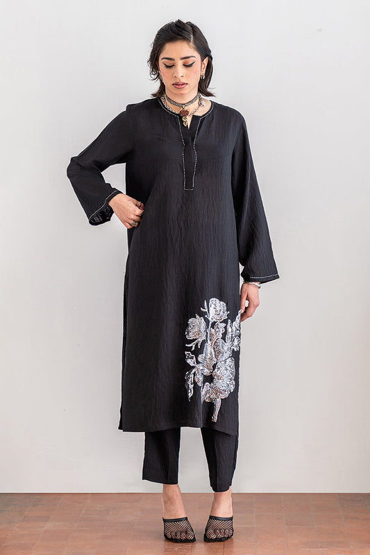 2 PIECE EMBROIDERED SUIT - LUXURY PRET
