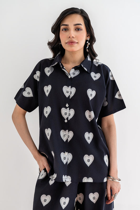 JACQUARD HEART TOP