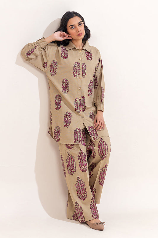 2 PIECE BLOCK PRINTED SUIT