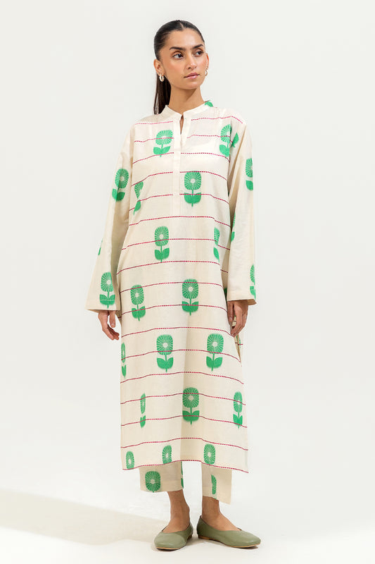 2 PIECE EMBROIDERED SUIT
