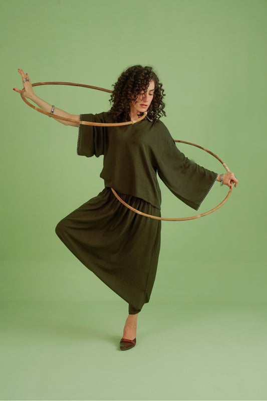 SKIRT PANTS SET